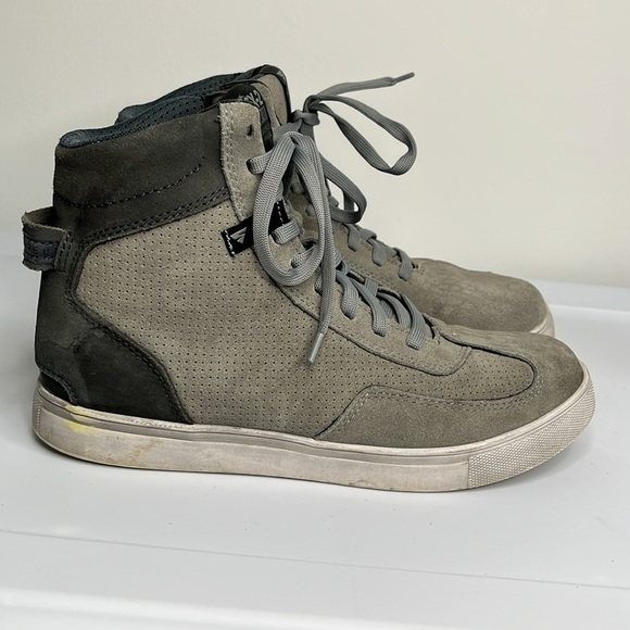 SHIMA SX-2 Evo Shoes Gray High-Top Men's Size 10 Motorcycle Shoe - Picture 8 of 15